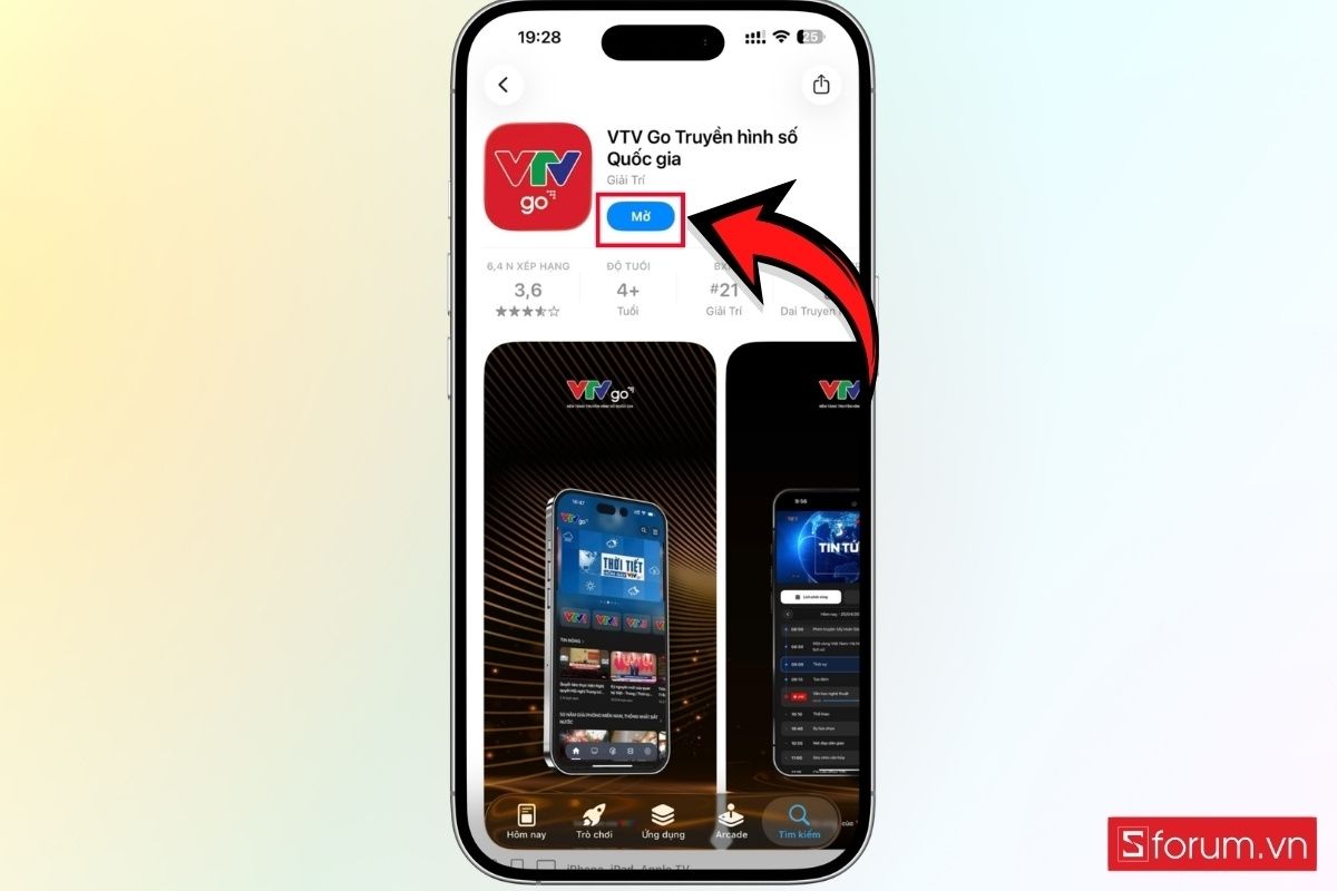 bắt đầu tải app về điện thoại