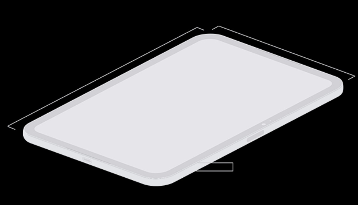 Thông số kích thước chiều dài, rộng và độ mỏng của iPad mini