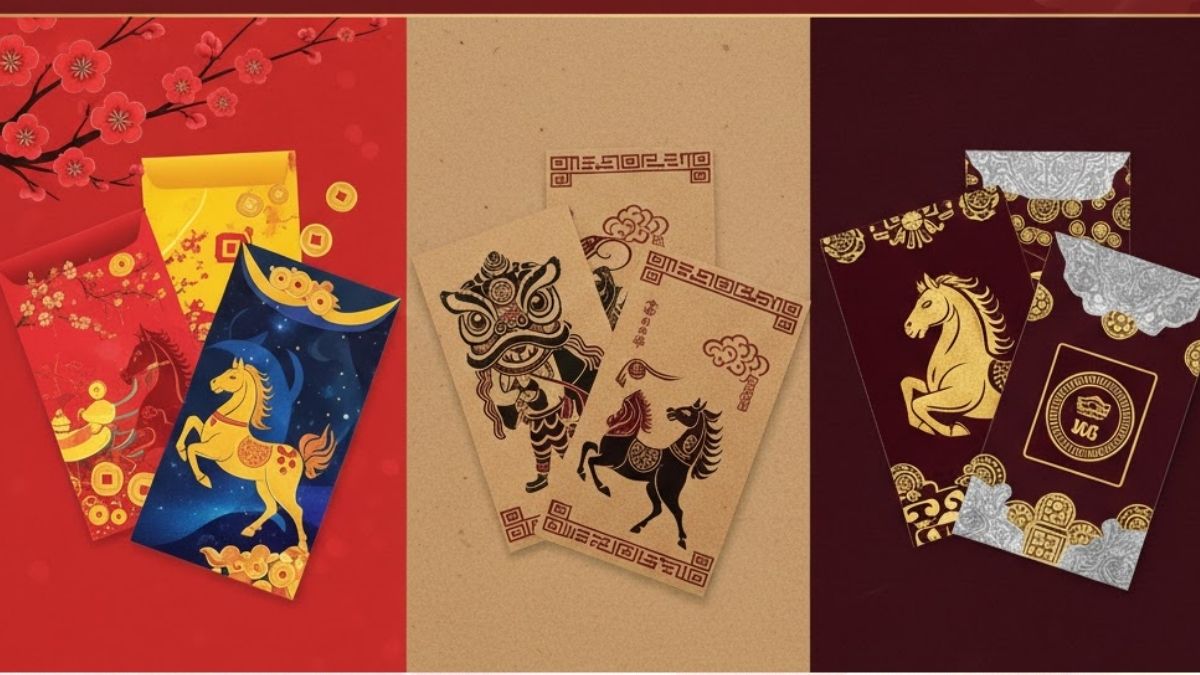 Các mẫu bao lì xì tết đẹp