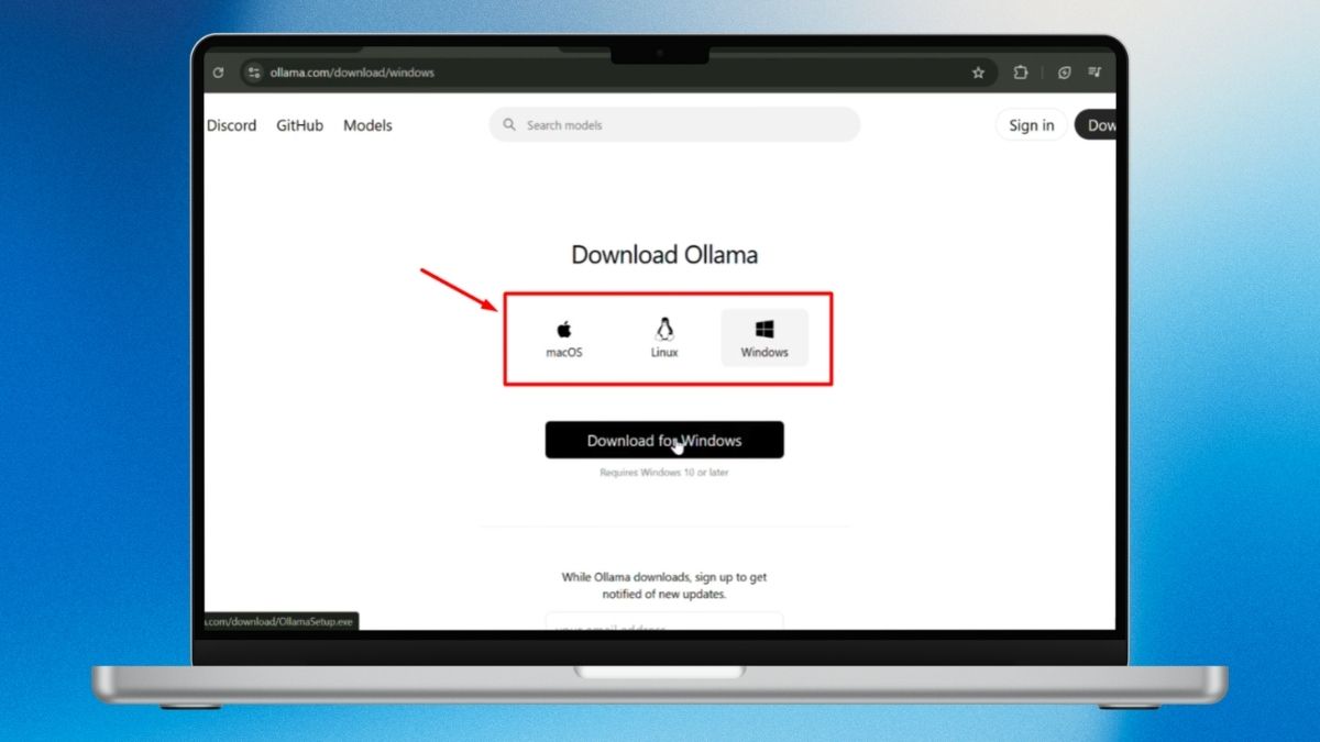 Nhấn vào nút Download 