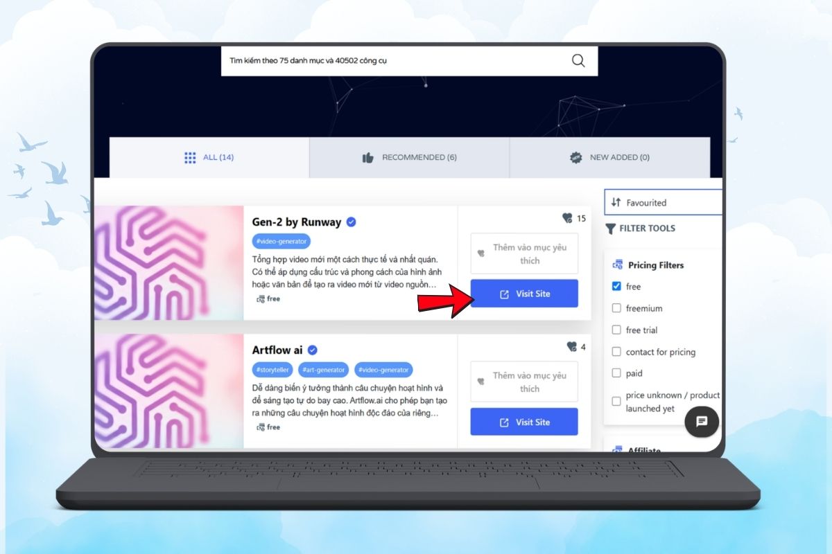 Đọc Review và Truy cập