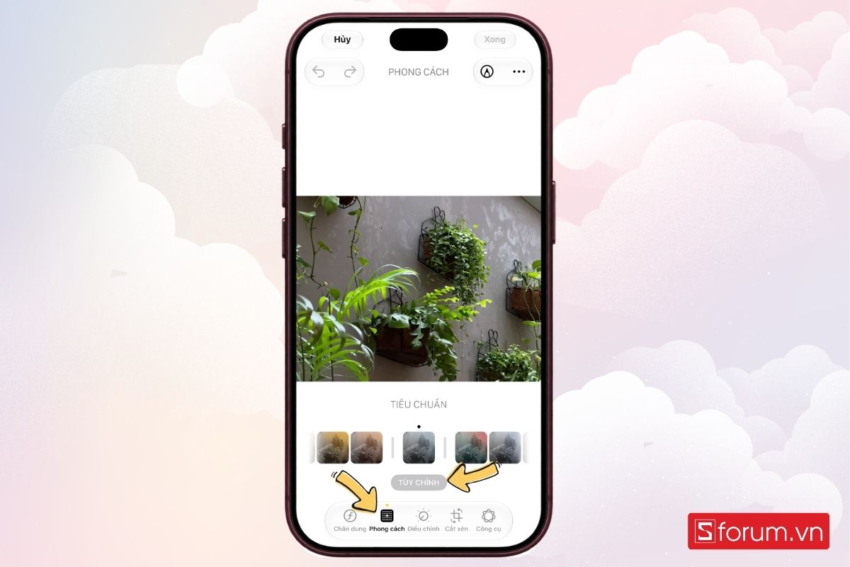 Chọn phong cách và hoàn tất
