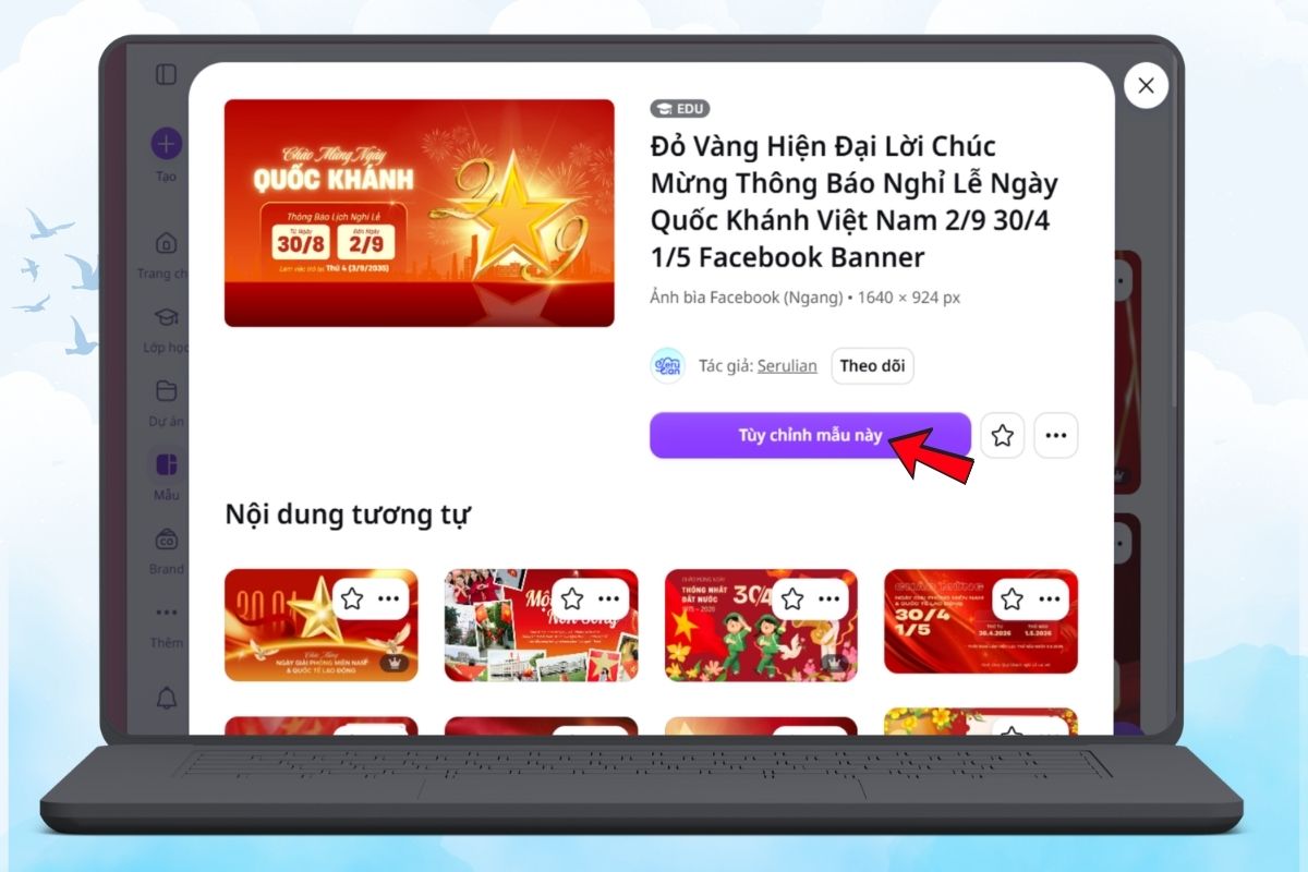 Tùy chỉnh mẫu này