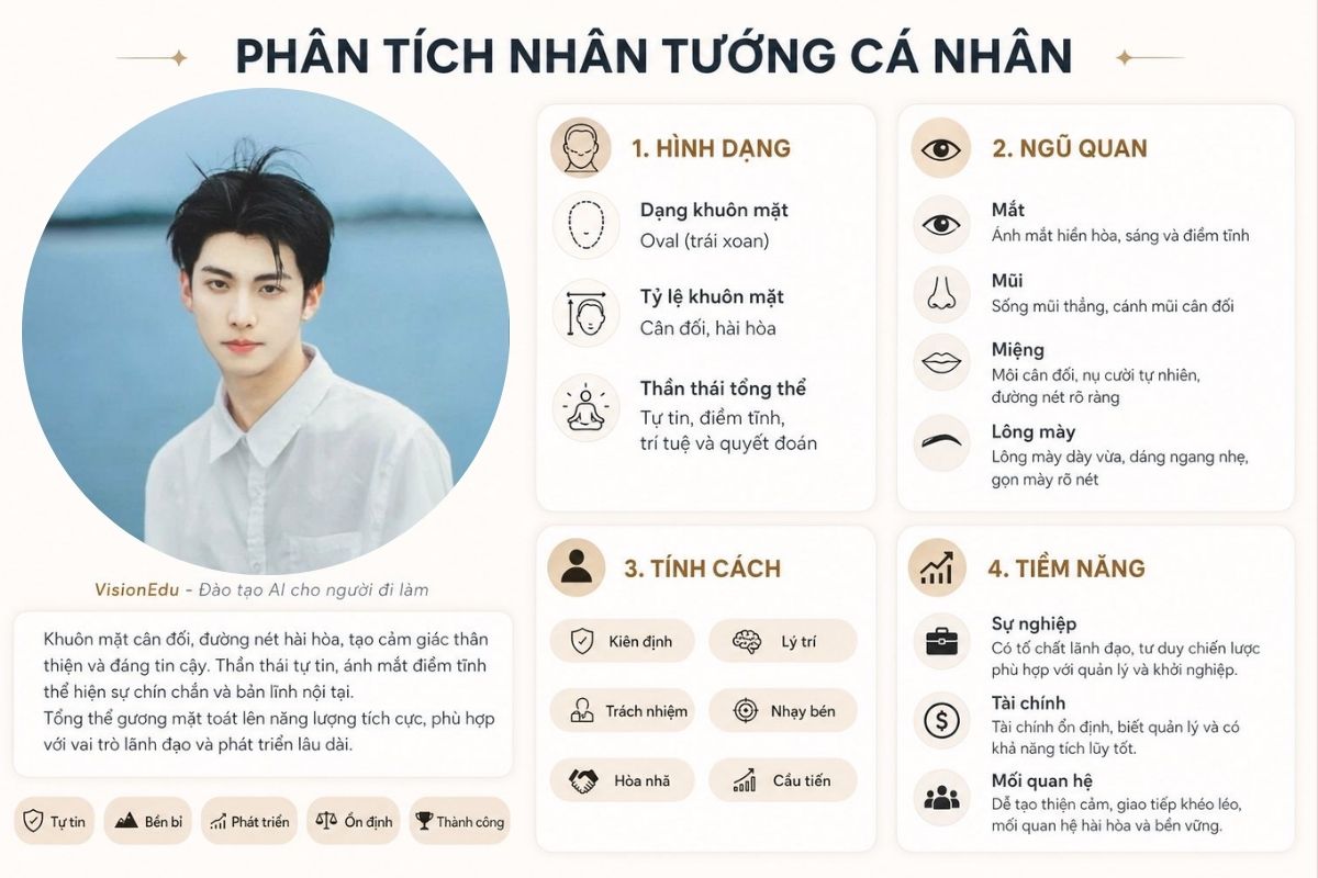 Prompt xem nhân tướng học bằng ChatGPT chi tiết, dễ áp dụng