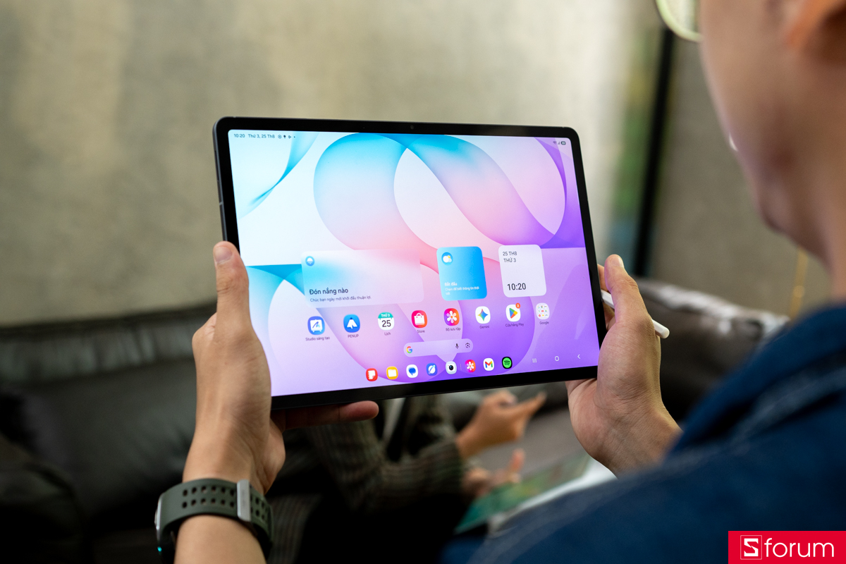 Thông số Galaxy Tab S12 Plus: Chip Dimensity 9500, màn hình 120Hz