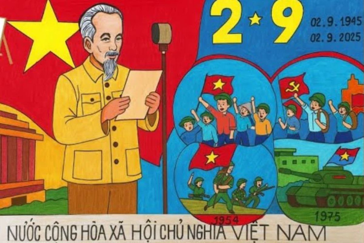 Ý nghĩa của các biểu tượng thường xuất hiện trong tranh 2/9