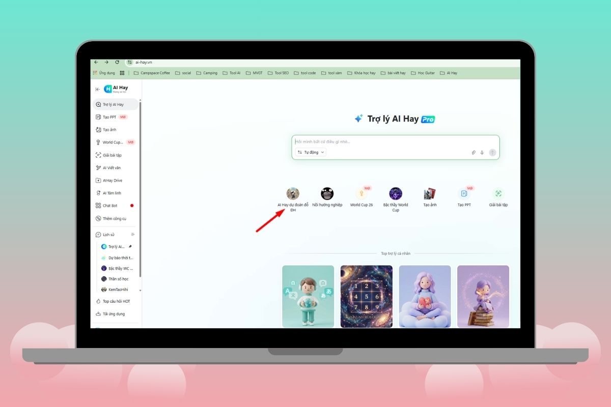 Truy cập Website
