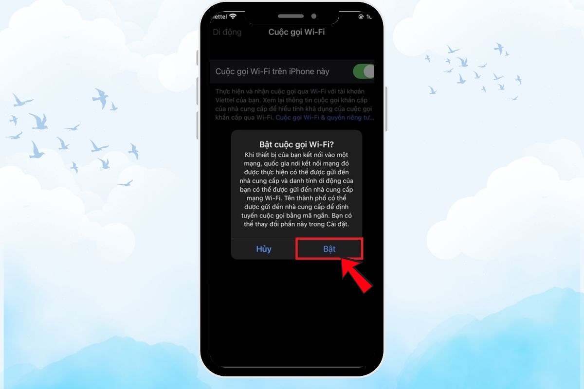 Kích hoạt Wi-Fi Calling