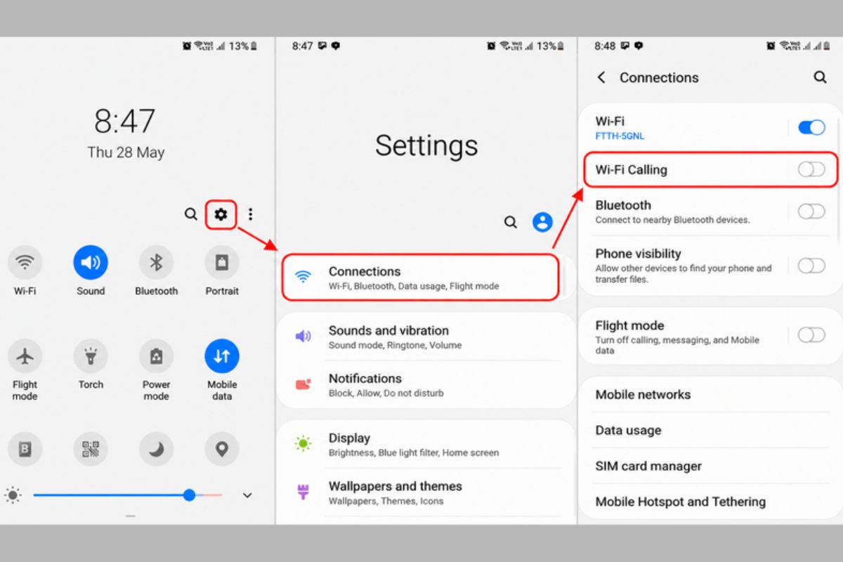 Hướng dẫn cách bật tắt Wi-Fi Calling trên Android