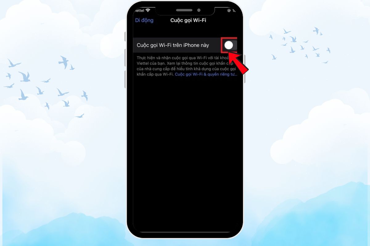 Mở Wi-Fi Calling