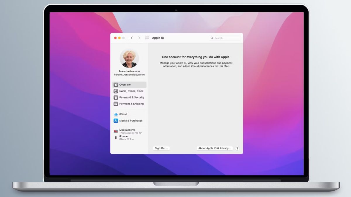 Đăng xuất iCloud