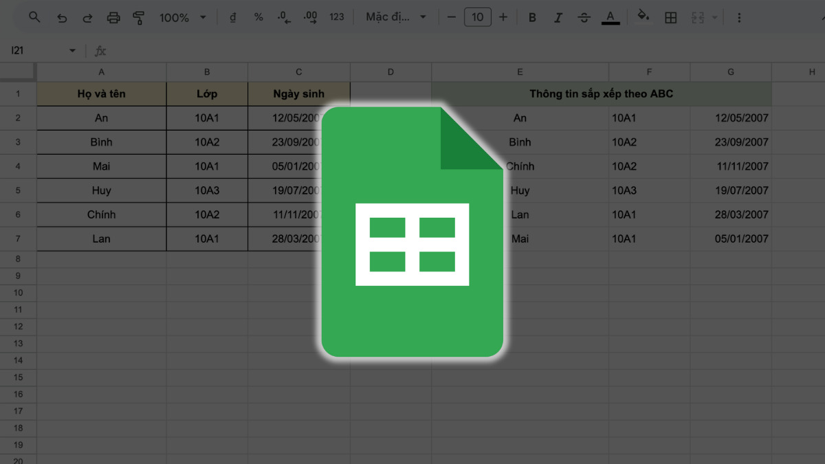vì sao nên biết cách sắp xếp tên theo abc trong google sheet