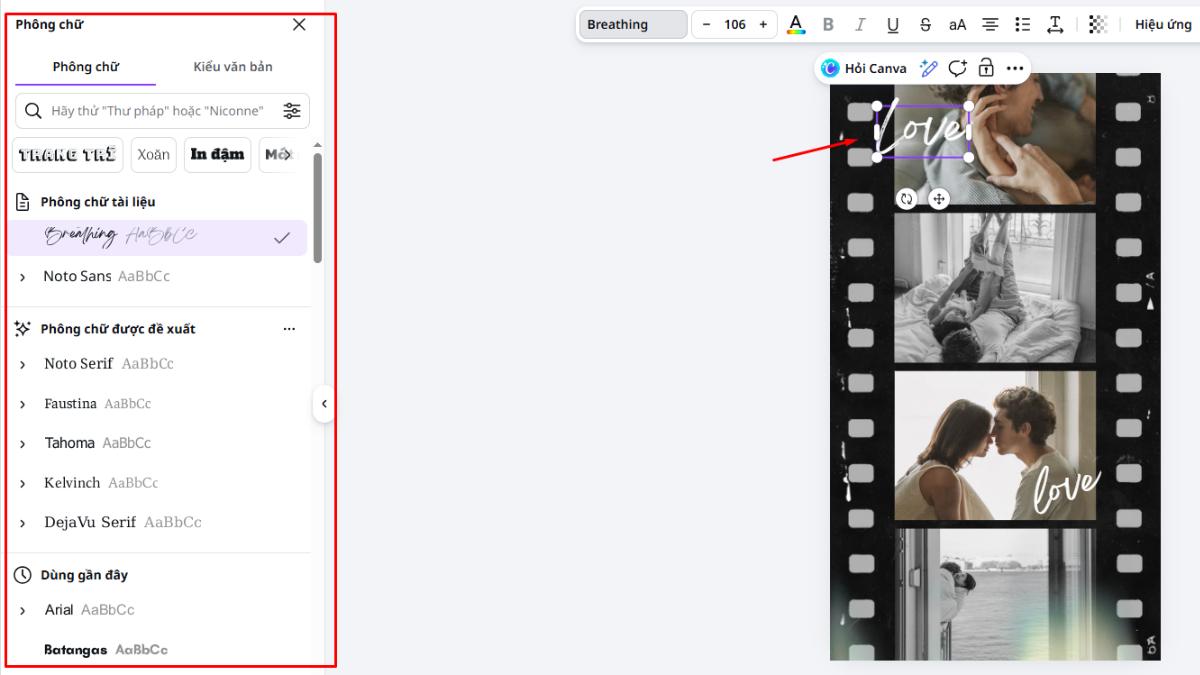 Thêm text, logo và các yếu tố trang trí