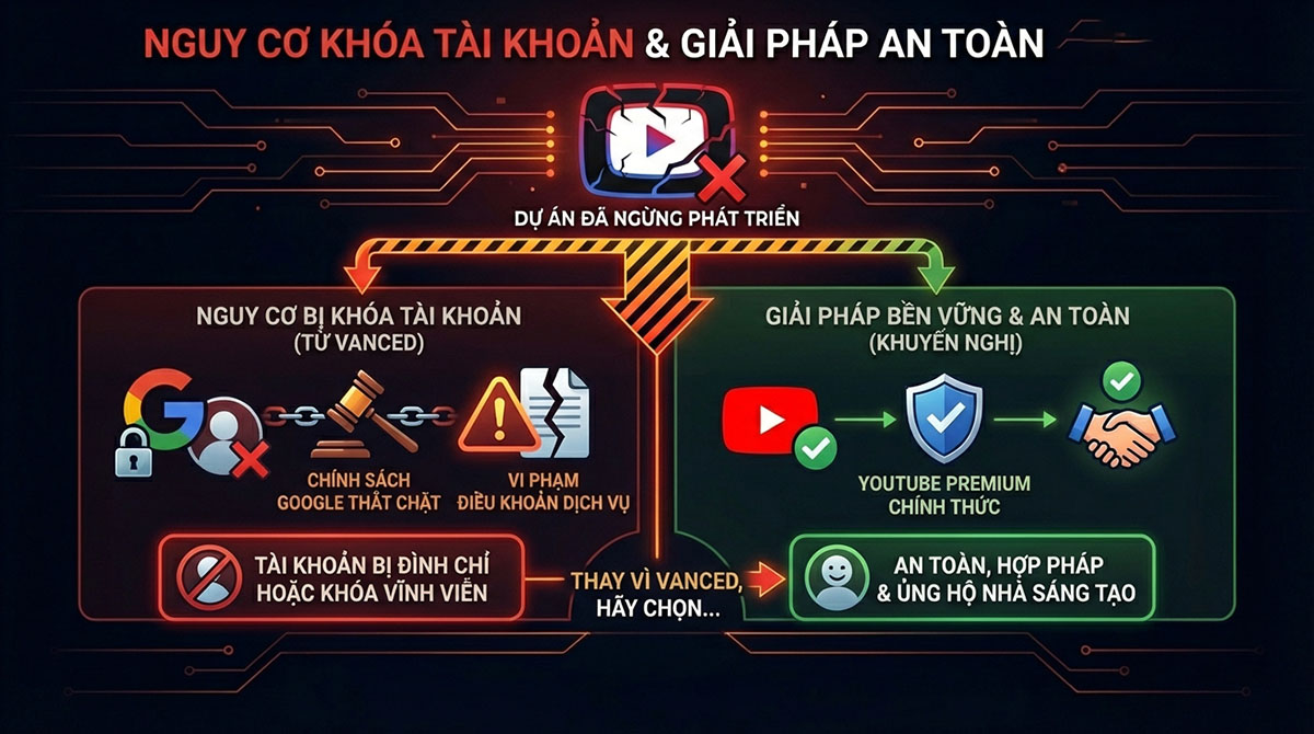 Nguy cơ bị khóa tài khoản