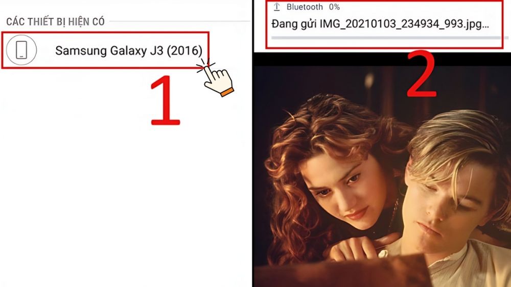 Cách chuyển dữ liệu ảnh từ Android sang Android bằng bluetooth - Bước 3