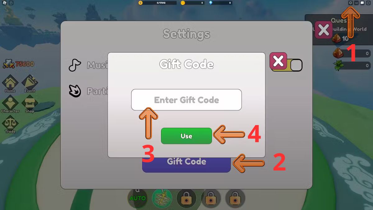 Hướng dẫn cách nhập code cultivation simulator