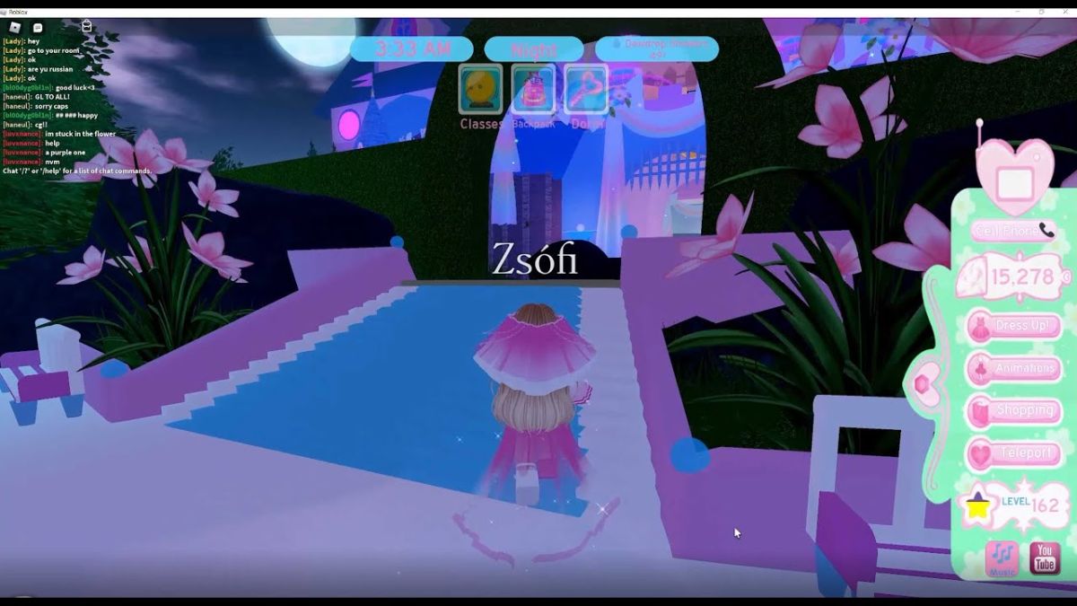 cách nhập code Royale High - bước 1
