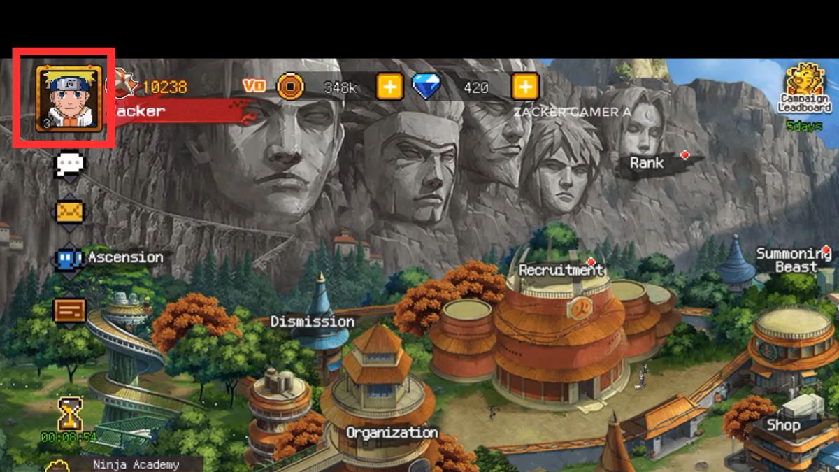 Hướng dẫn cách nhập code Ninja Pixel Strike - bước 2