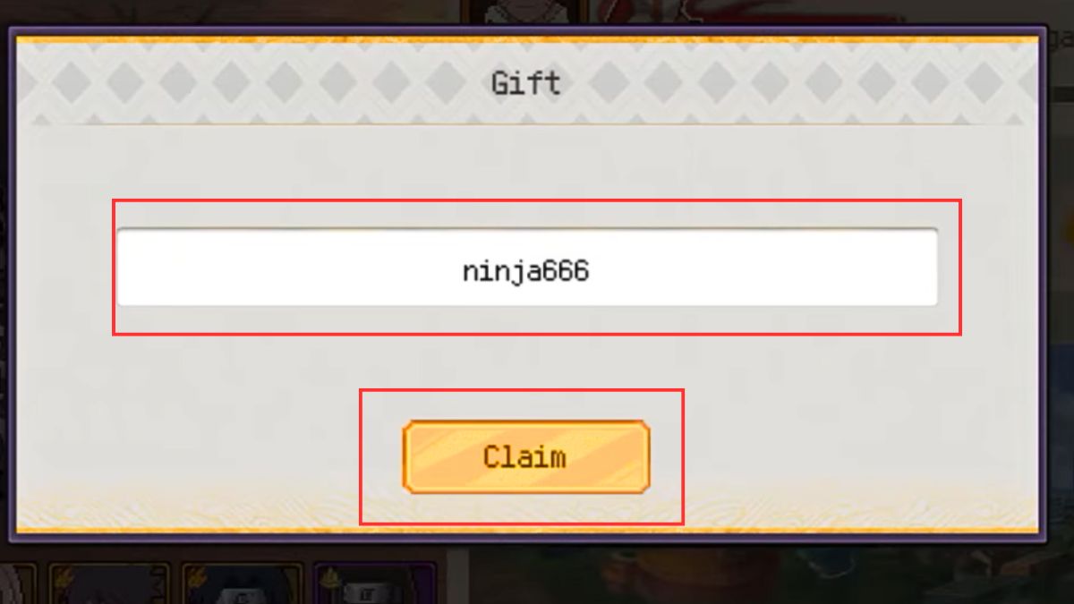 Hướng dẫn cách nhập code Ninja Pixel Strike - bước 4