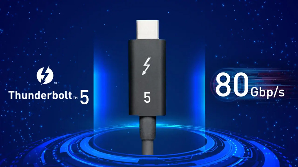 Thunderbolt 5 là chuẩn kết nối tốc độ cao thế hệ mới
