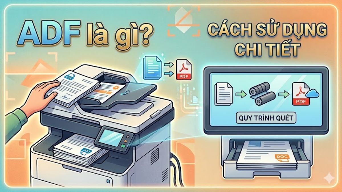 ADF là gì? Khay ADF trong máy in có tác dụng gì? Cách sử dụng chi tiết