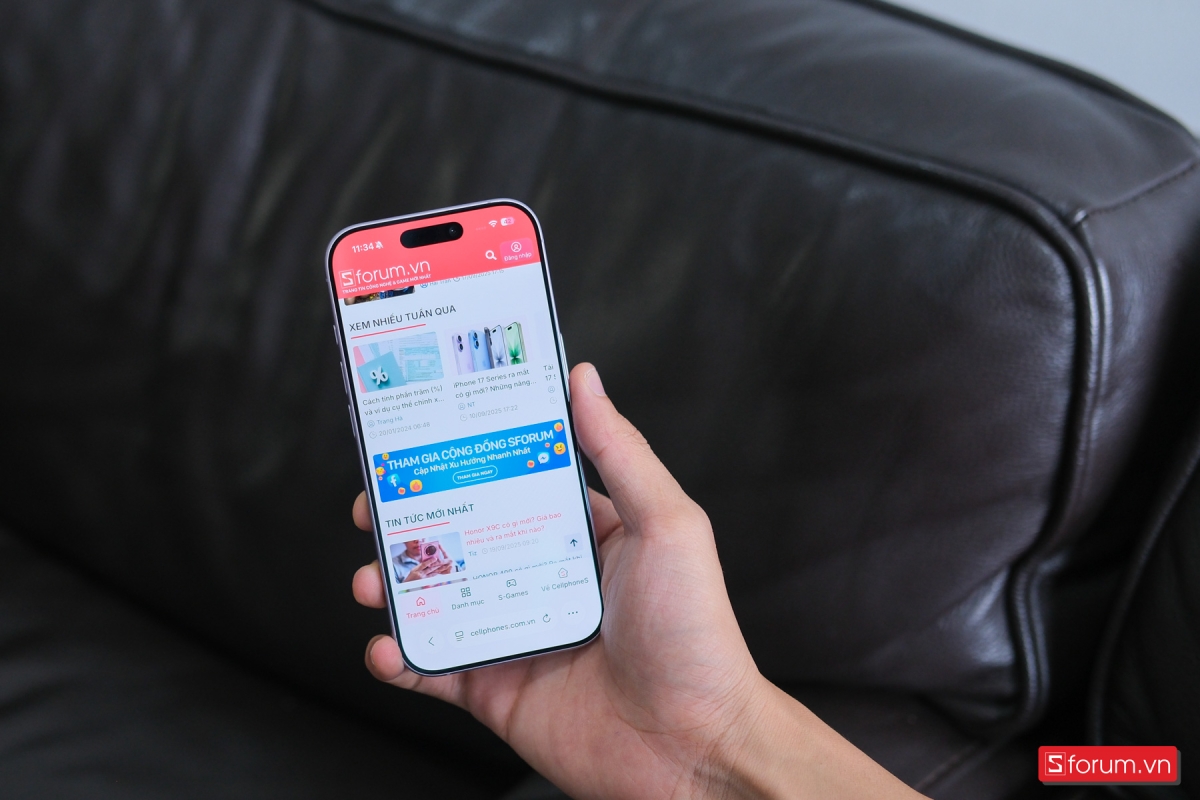 Màn hình của iPhone 17