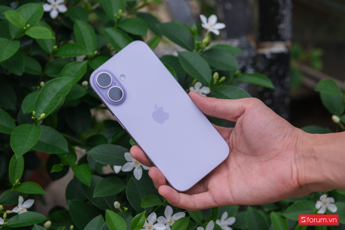 Trên tay mặt lưng của iPhone 17
