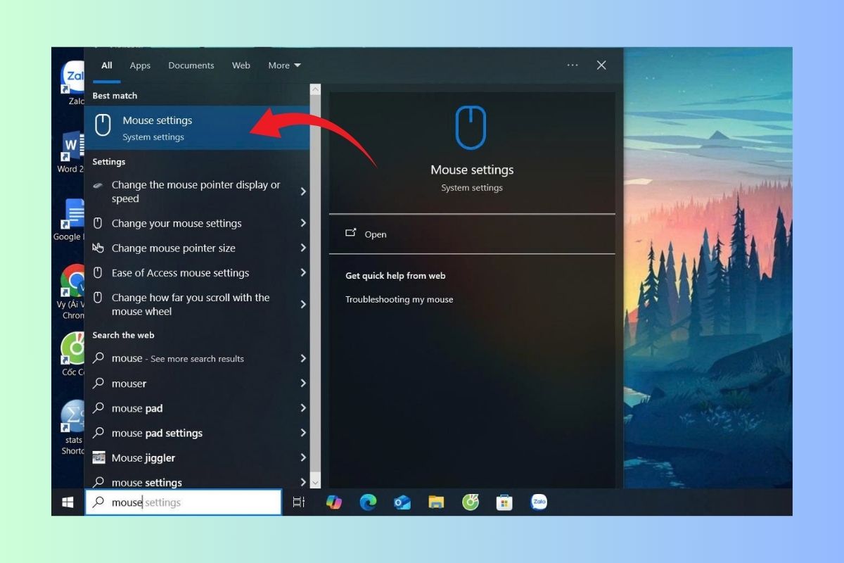 Cách sửa lỗi touchpad không hoạt động trên laptop bằng sử dụng mouse properties - bước 1