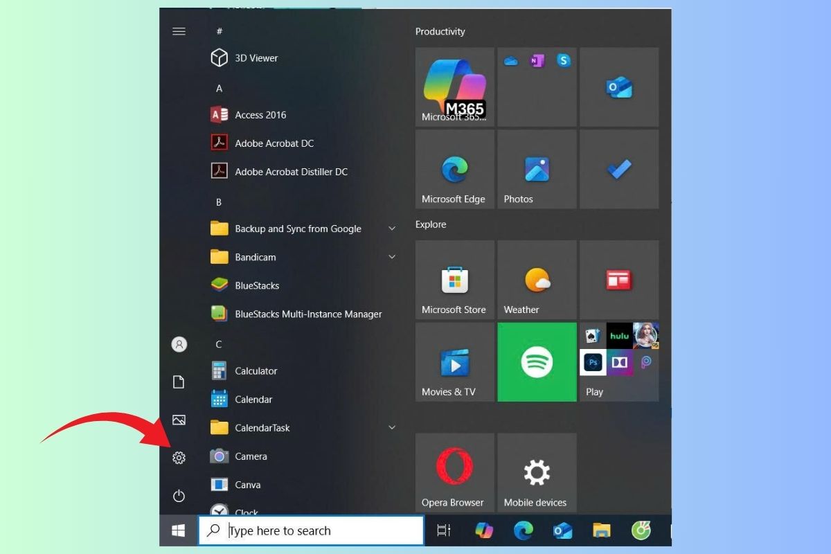 Cách sửa lỗi touchpad không hoạt động trên laptop bằng touchpad settings - bước 1