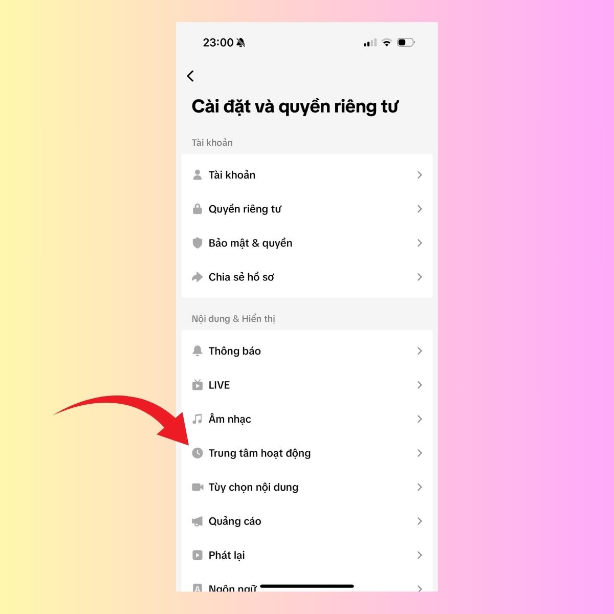 Xóa video đã xem trên TikTok hình 4
