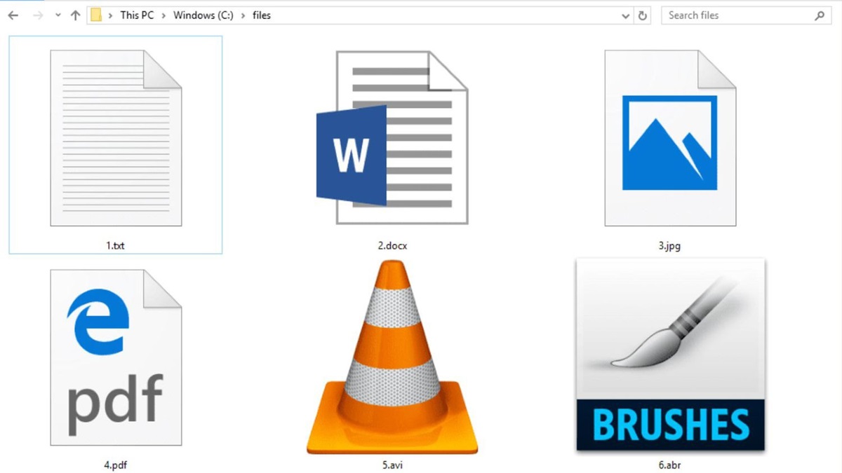 cách đổi đuôi file Win 10