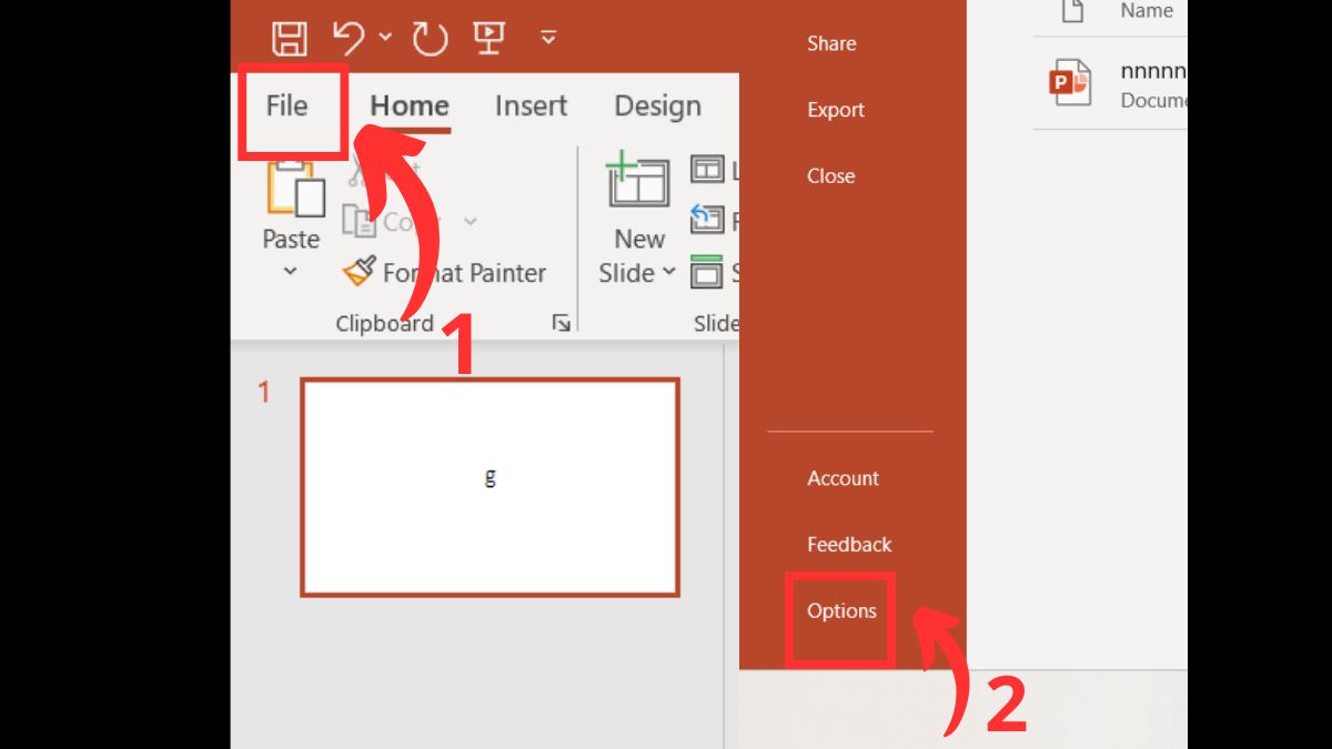 cách lấy lại file chưa lưu trong powerpoint