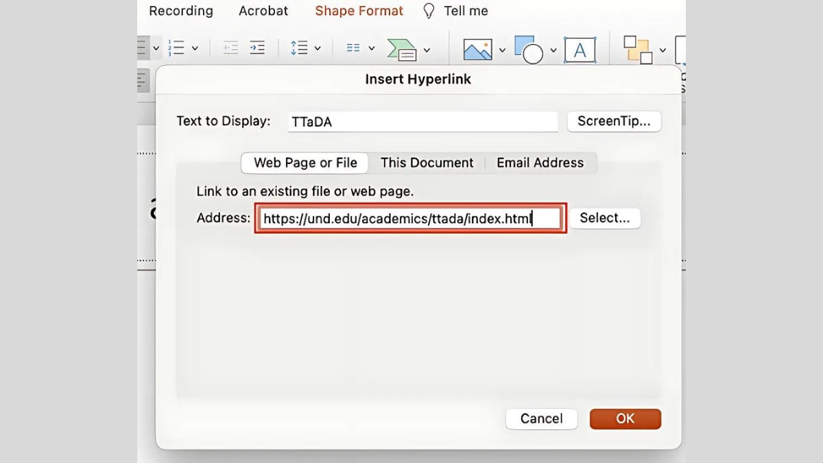 cách liên kết slide đến slide khác