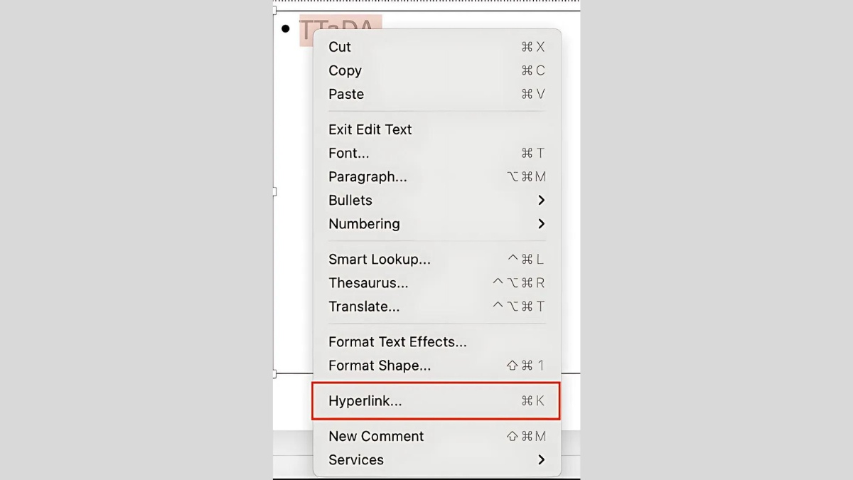 cách liên kết slide đến slide khác