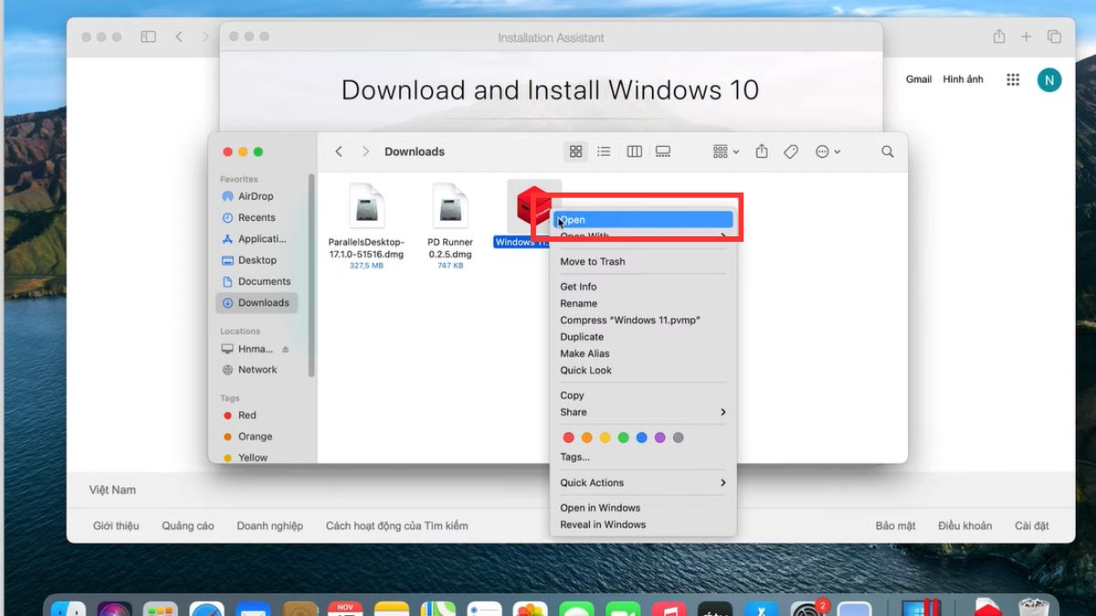cài windows cho macbook