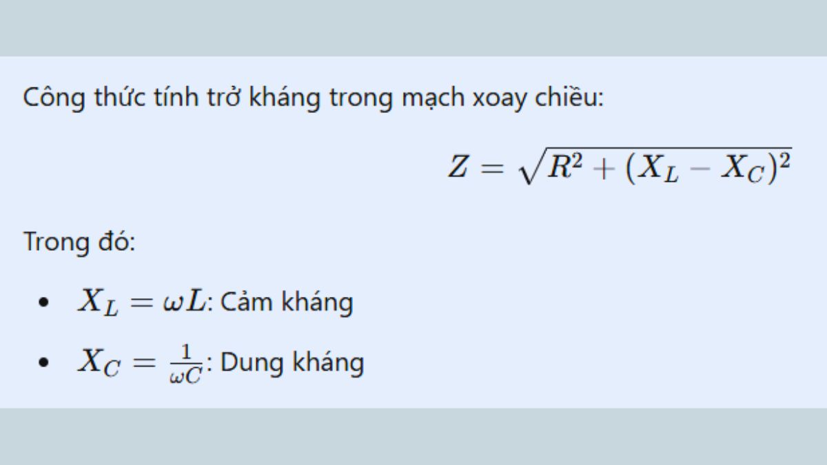 công thức tính điện trở