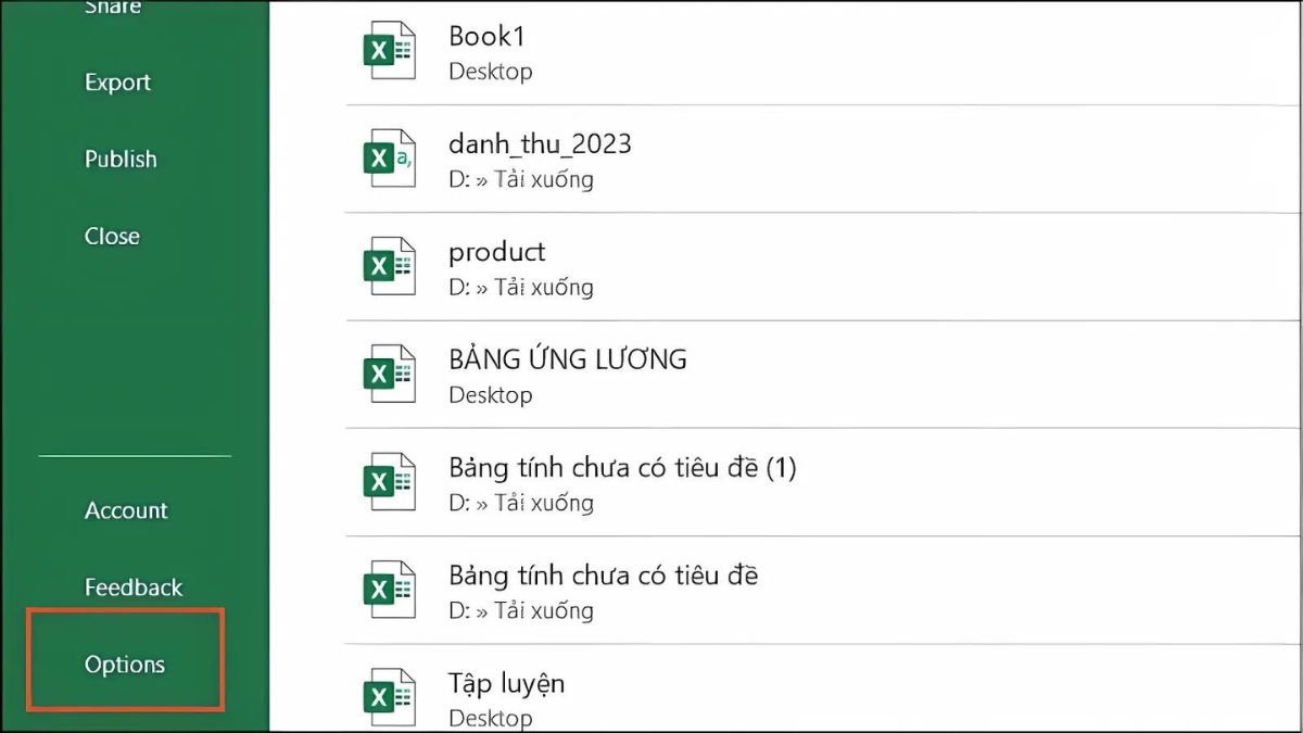 chèn dấu tick trong excel
