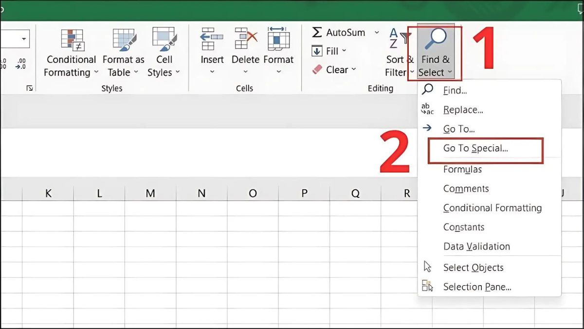 tạo dấu tick trong excel