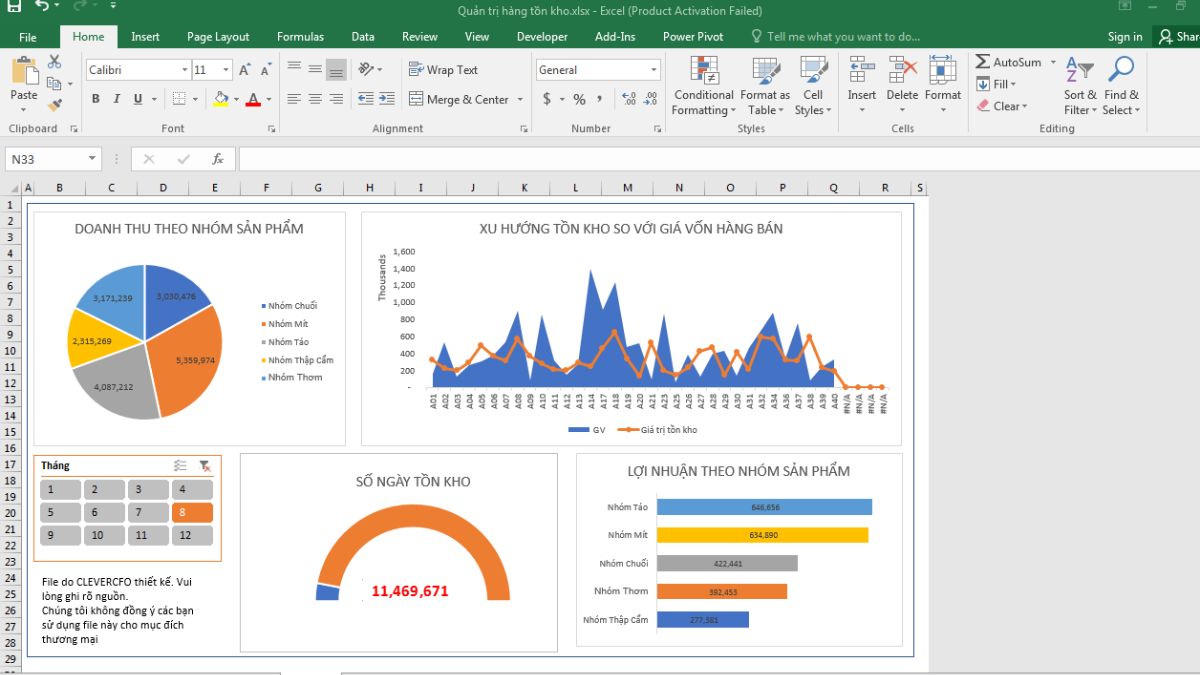 file Excel bị nặng không mở được