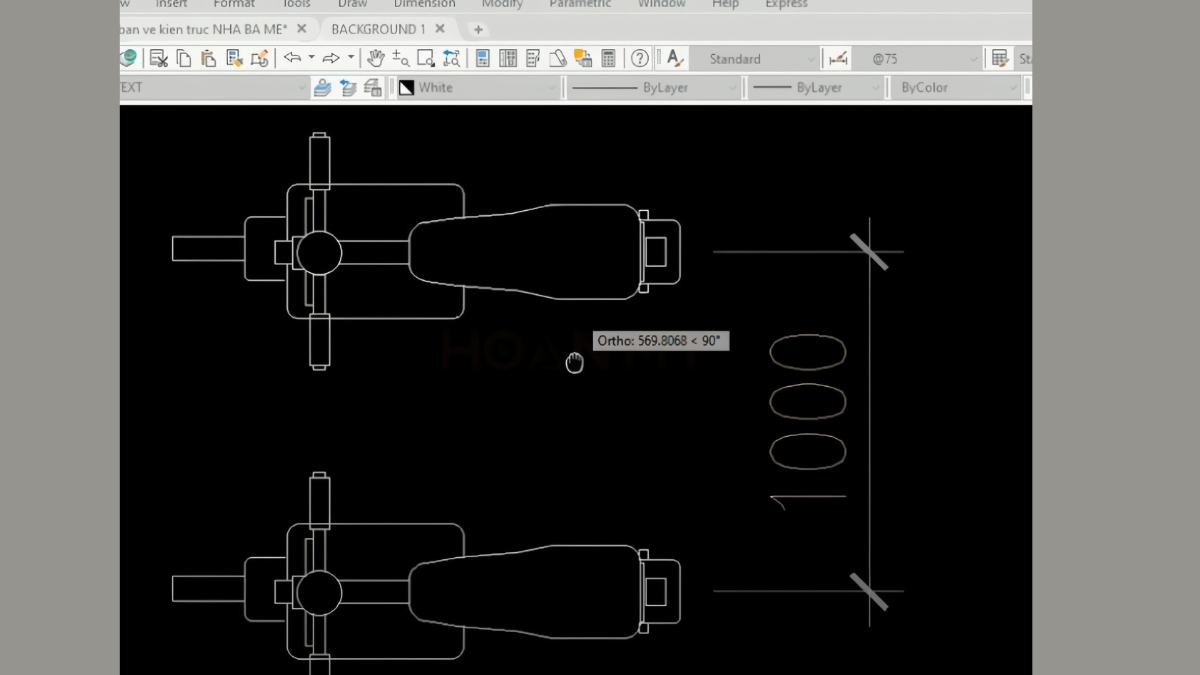 lệnh copy liên tục trong cad