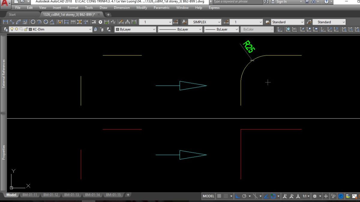 offset trong cad