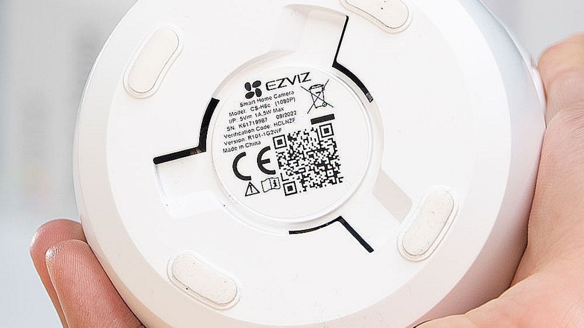 mã xác minh camera ezviz