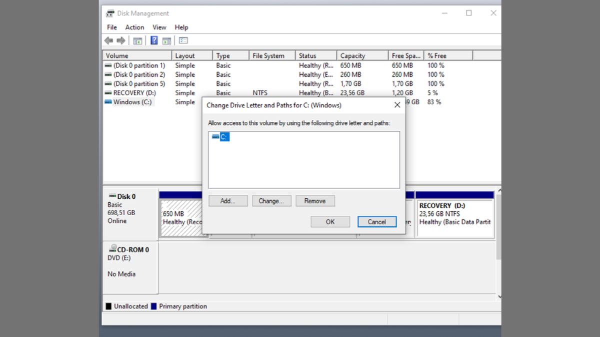 sửa lỗi the system cannot find the file specified
