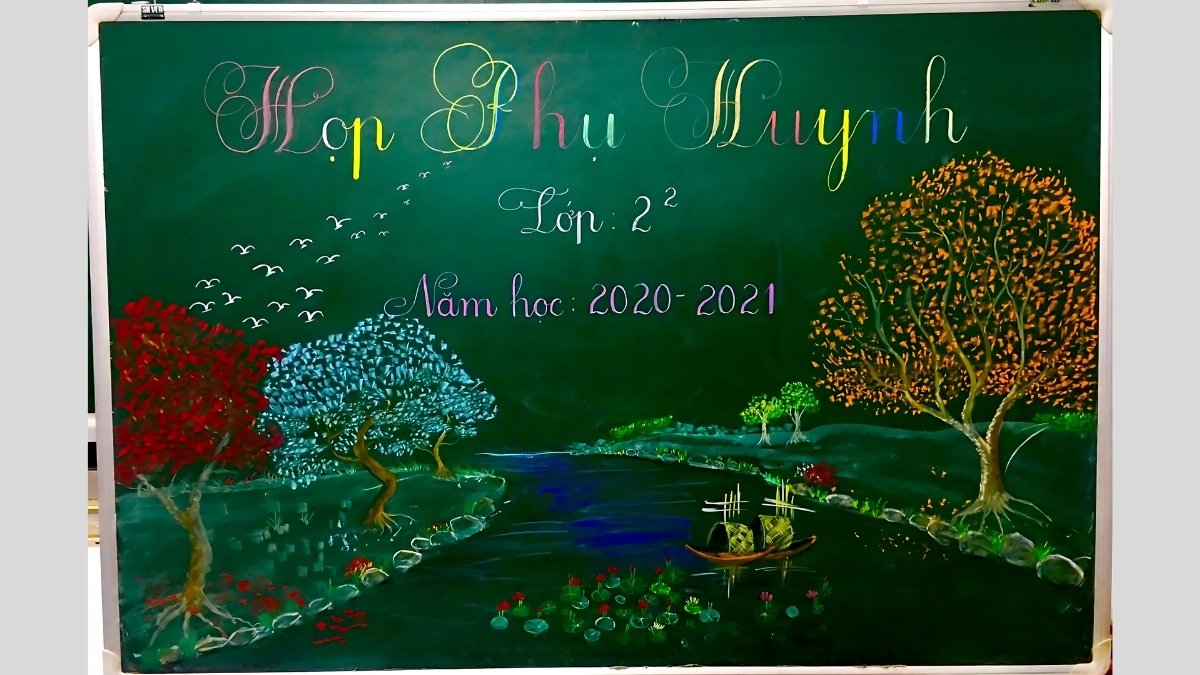 trang trí bảng họp phụ huynh đầu năm