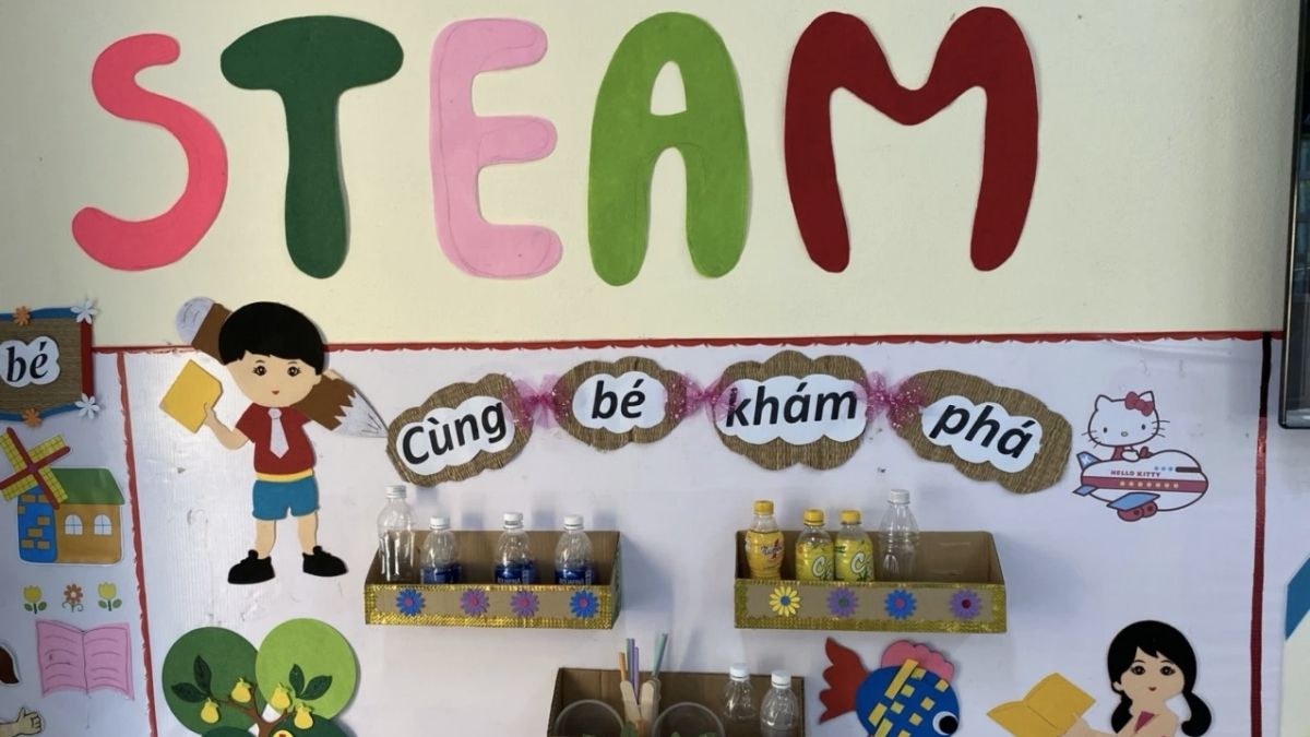 góc trang trí lớp mầm non