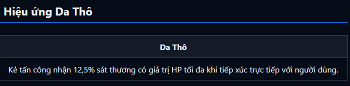 Hiệu ứng Rough Skin