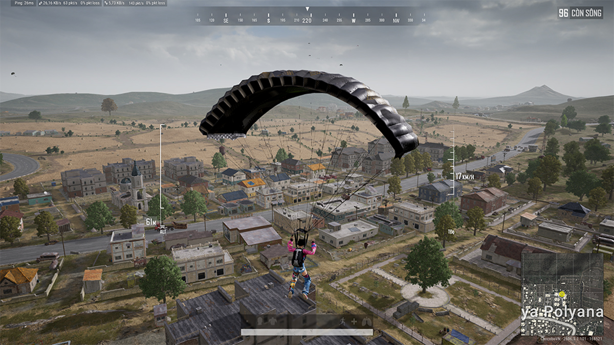 PUBG đã ra mắt được khá lâu nên cả đồ họa thấp thì game vẫn đủ đẹp để tân thủ trải nghiệm