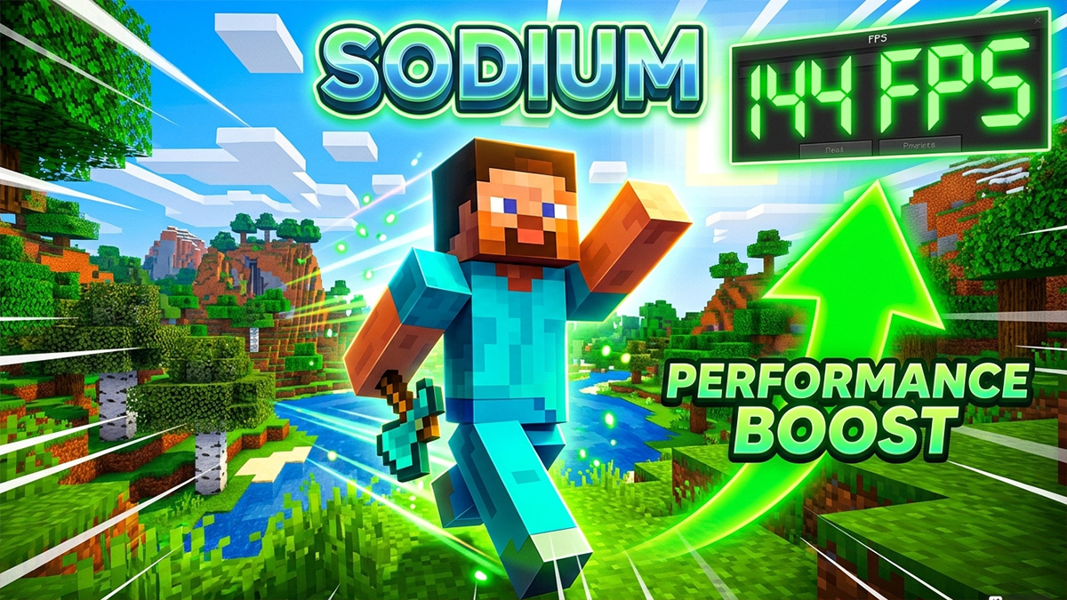 Hết thời mò mẫm thư mục: Cách cài mod Sodium tăng FPS Minecraft nhanh nhất 2026