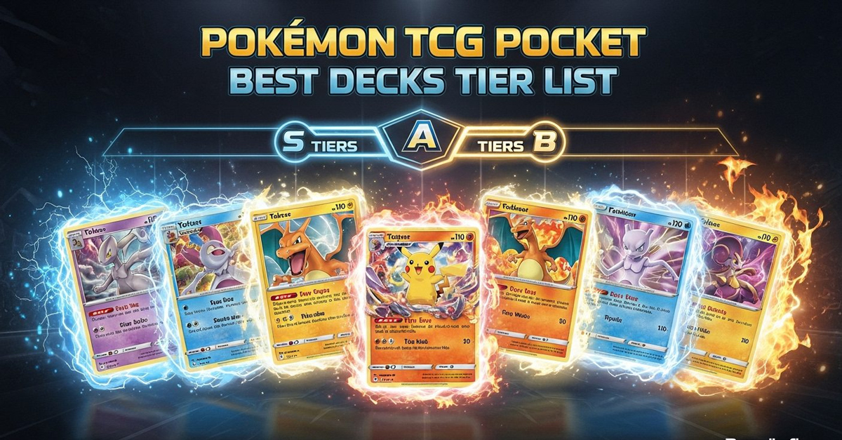 Tier List Pokémon TCG Pocket 2026 chi tiết, top deck mạnh nhất