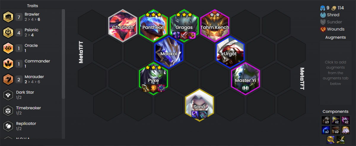 Lõi anh hùng Gragas ĐTCL mùa 17